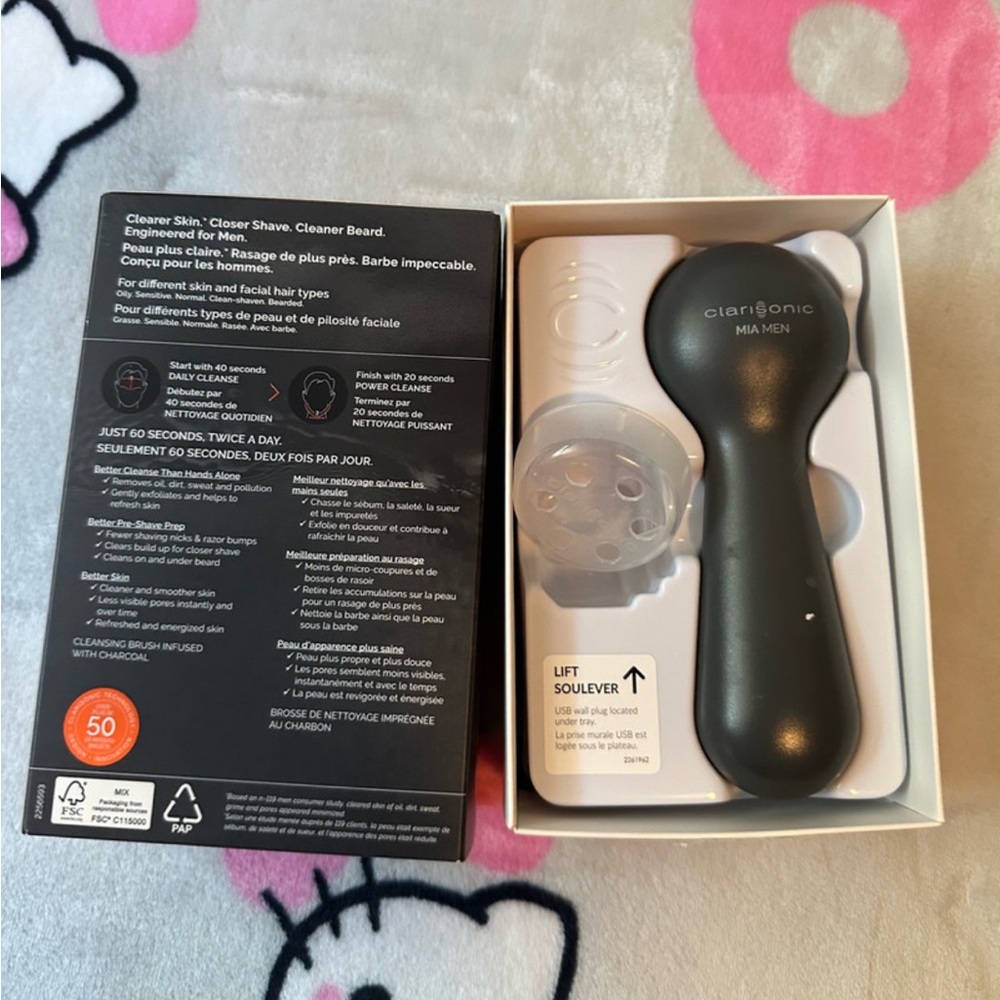 Clarisonic mia men black cleanser brush from Sephora - Picture 2 of 3